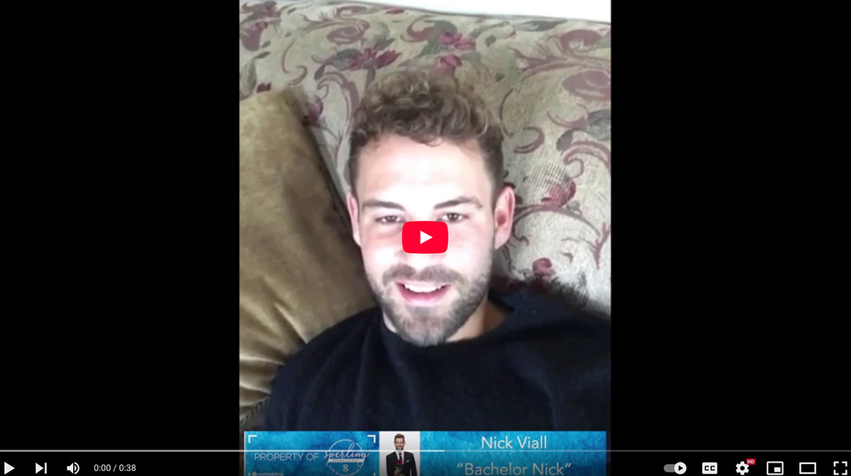Bachelor Nick congratulates Sperling Dermatology on being named #1 CoolSculpting provider in NJ