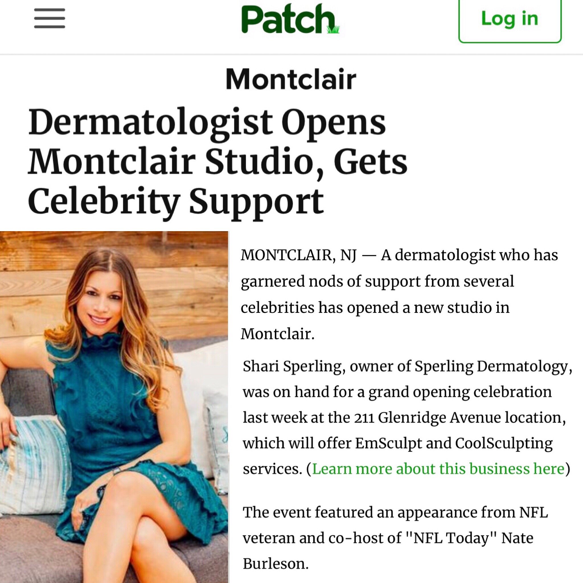 Sperling Dermatology featured in Shape