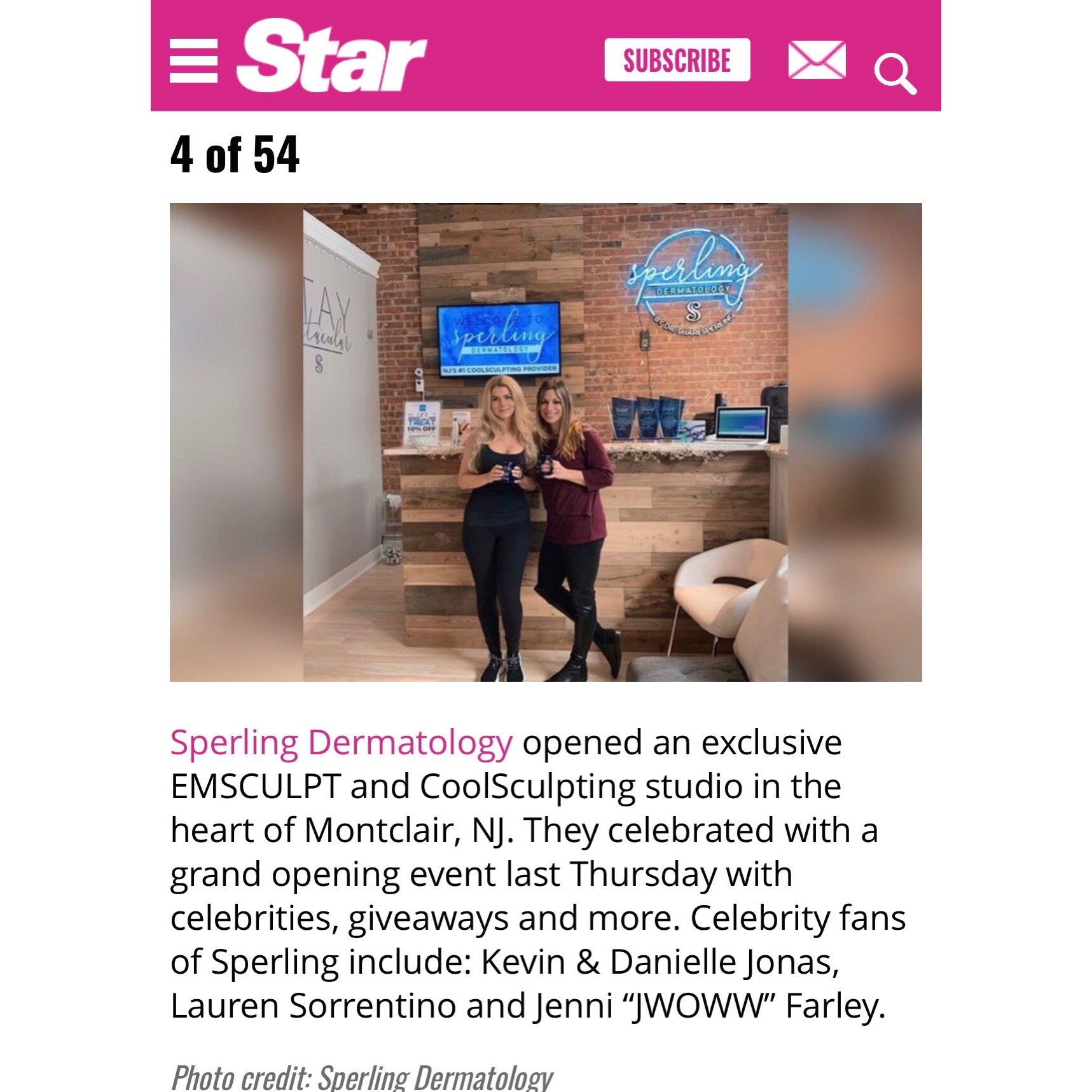 Sperling Dermatology featured in Shape